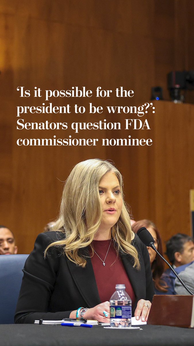Senators grilled Heidi Overton, President Trump’s pick to lead the Food and Drug Administration, on whether she would stand up to the president if asked to do something she did not agree with.