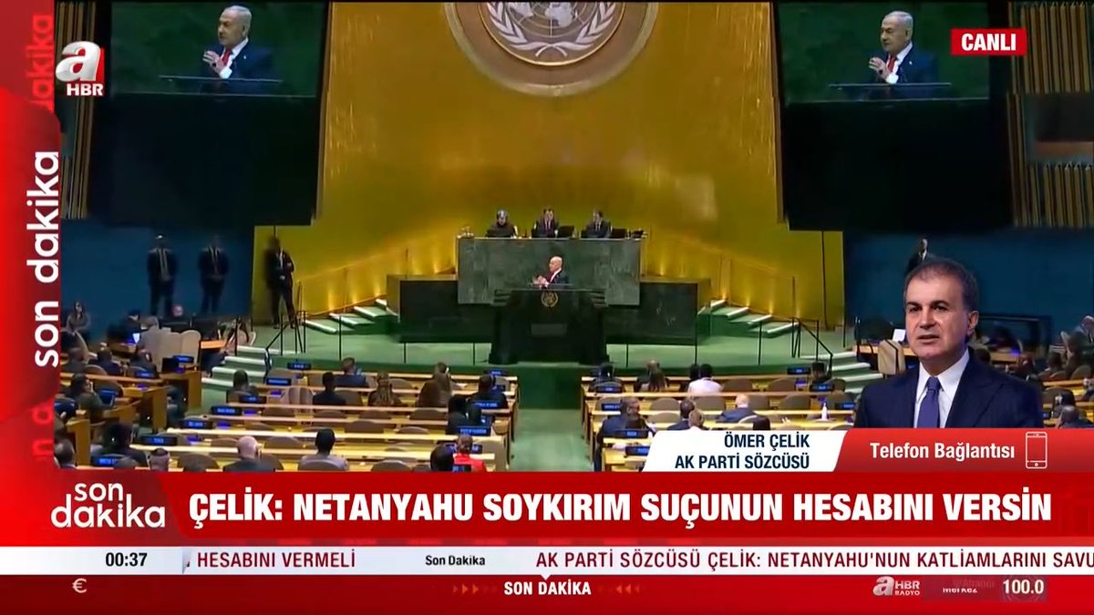 O katilin yeri BM kürsüsü değil sanık sandalyesidir! Netanyahu için doğru yer; insanlık adına kurulmuş bir insanlık mahkemesinde sanık sandalyesinde oturması ve soykırım suçlarının hesabını vermesidir.