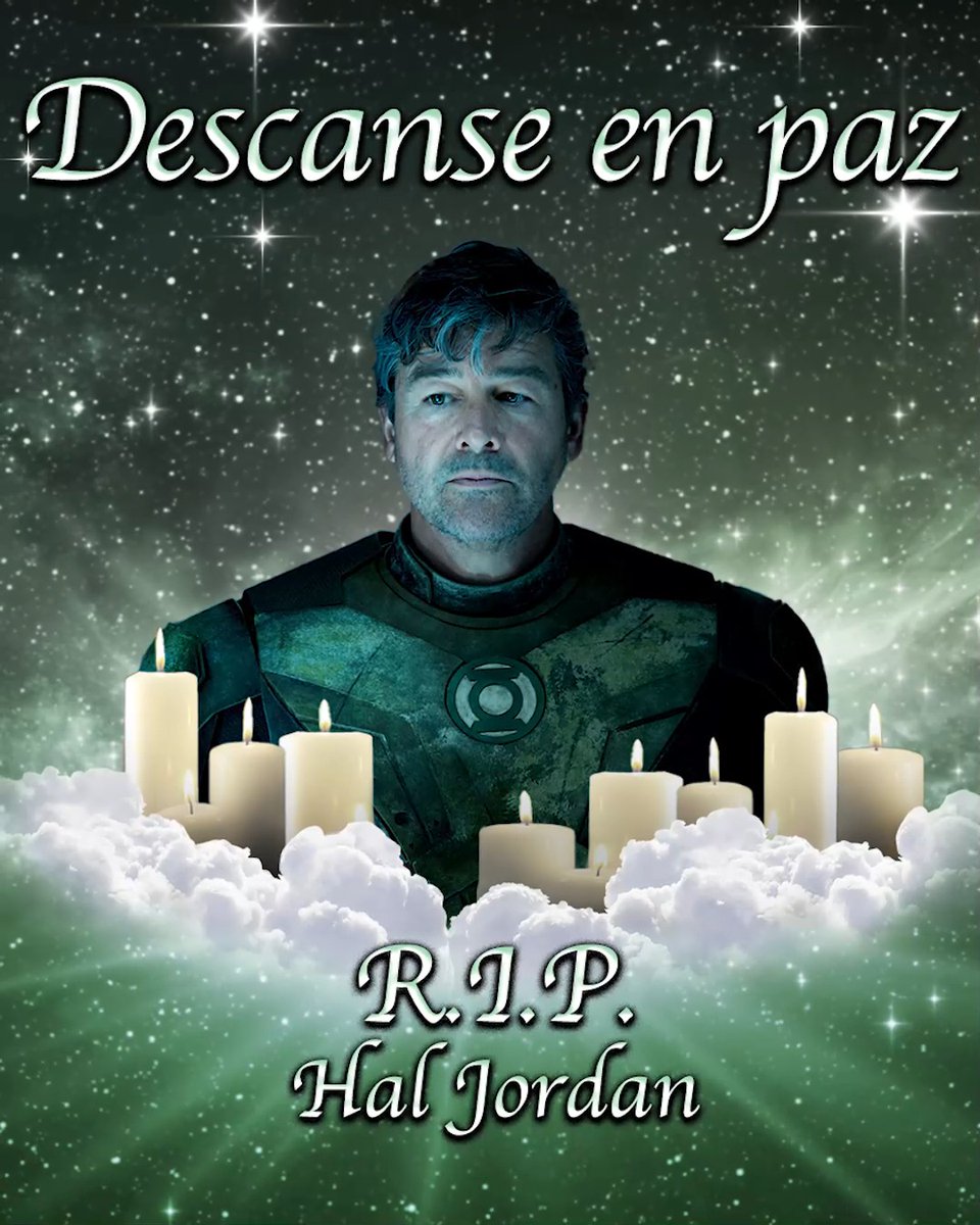 Yo todavía no me lo creo. No te tocaba, Hal. #Linternas