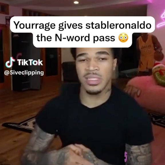 Yourrage virtue signalling whilst giving out n-word passes to his friends 😭