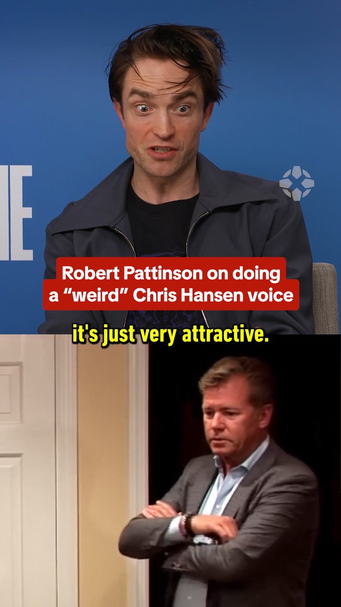 Is Robert Pattinson doing a weird voice in Primetime?