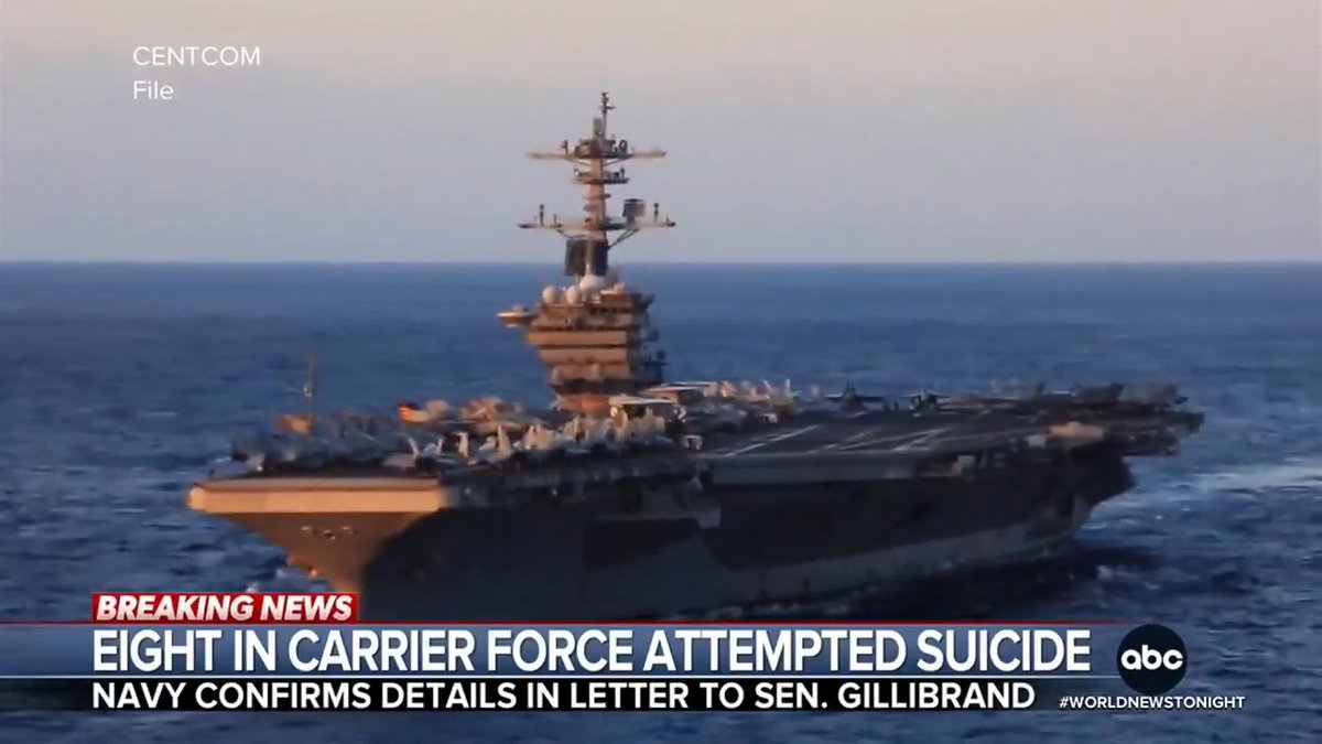 A new report claims eight sailors attached to the USS Lincoln carrier group reportedly attempted suicide during their record-long deployment linked to the war in Iran. Jay O'Brien reports as lawmakers on both sides of the aisle call for an investigation.