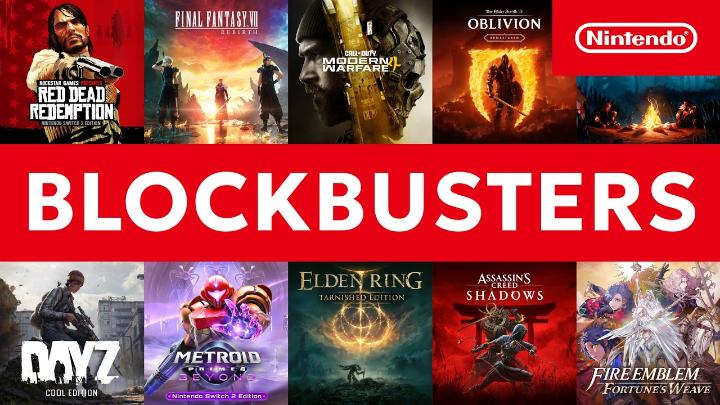 Blockbuster games, wherever you want to play them. What will you play next on #NintendoSwitch2? Find your next game: