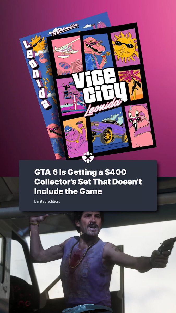 GTA 6's Collector's Set is all about Macca the Gator, a mascot from a hit TV show in Leonida.