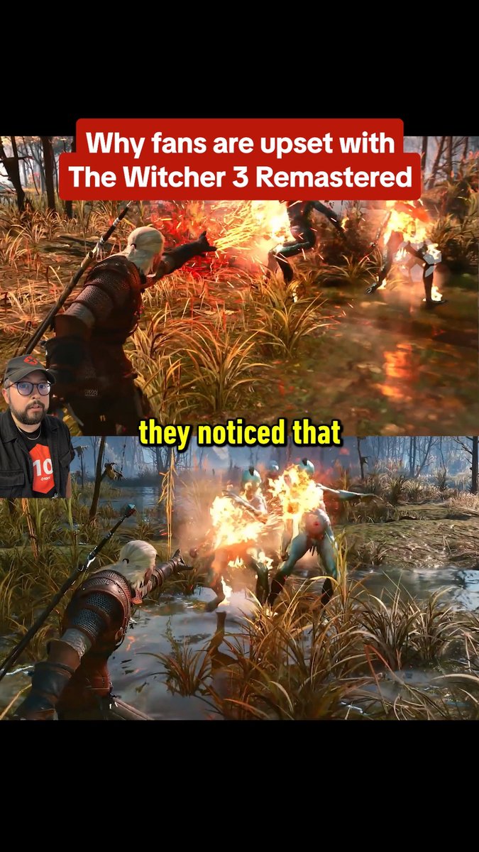 Beauty is in the eye of the beholder and these beholders didn't see a lot of beauty in the new Witcher 3 Remastered footage.
