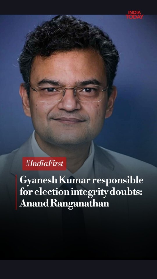 Author Anand Ranganathan said doubts over election integrity insult a billion Indians and held Gyanesh Kumar responsible. He defended the Election Commission amid questions over the Form 6 process and ECINET, saying the changes involved an additional declaration and did not alter the statutory form. #SIR #AnanRanganathan #GyaneshKumar #ElectionCommission #ECINET #IndiaFrist #ITTVReels