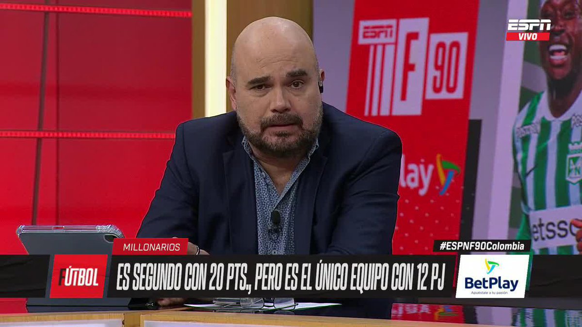 "Que Millonarios sea segundo es UN POCO EXAGERADO" Andres Marocco analiza el presente del equipo de Gamero, que sacó un empate del Atanasio vs. Nacional 📺 Mira #ESPNF90Colombia por ESPN en el Plan Premium de Disney+ Latinoamérica