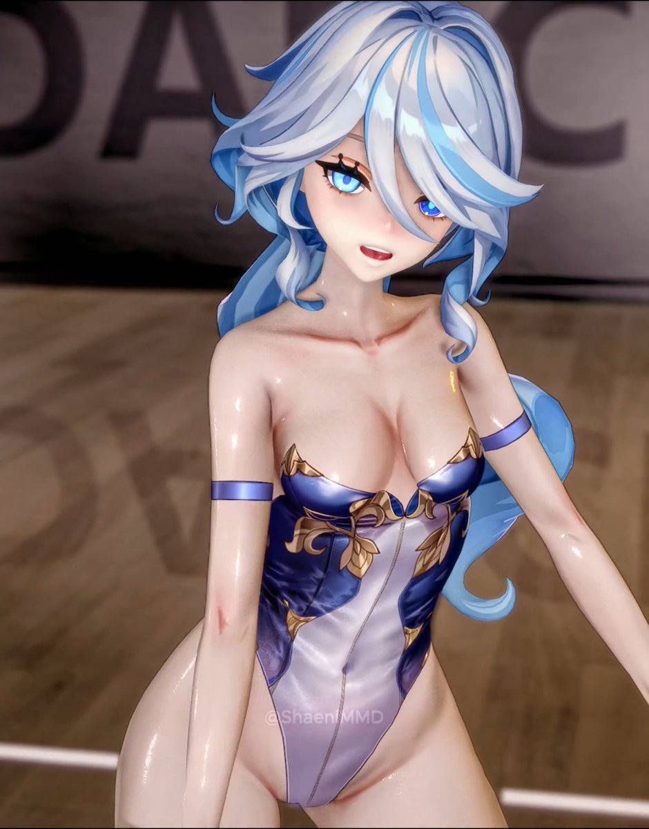 I don't even know what to do with this mess Tell me the cost, sit, be good Play your part, my mirage #MMD #Furina #GenshinImpact