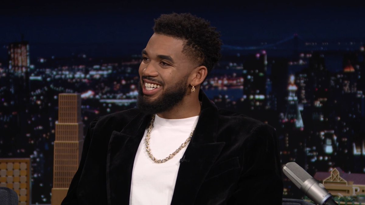 “This season is about us just going out there and starting again at 0-0.” -Karl-Anthony Towns on his mindset for this upcoming NEW YORK KNICKS season. #FallonTonight