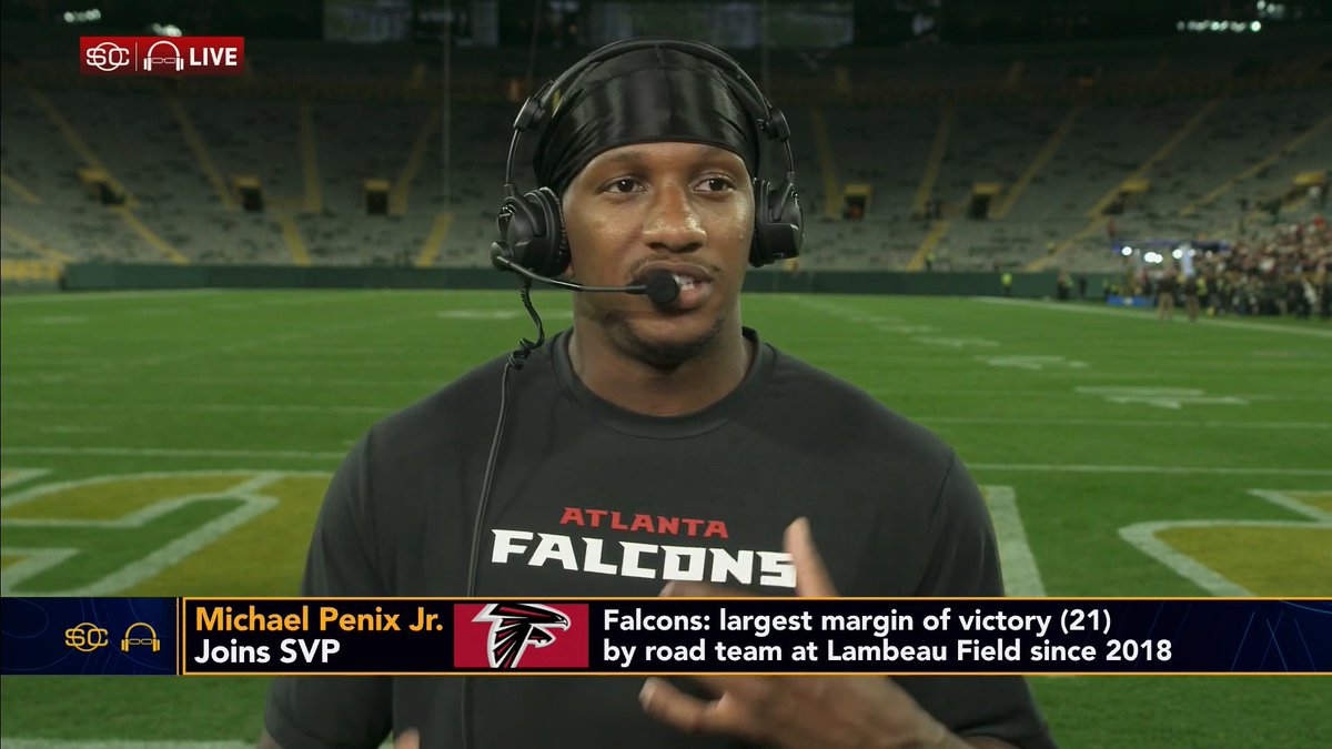"We got all the players, we got the coaches ... to be able to come out here and put up games like this." Michael Penix Jr. is confident the Falcons can build on their win against the Packers 😤