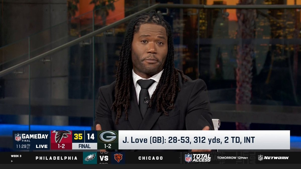 “This offense, very badly needs a difference maker at the running back position.” —Michael Robinson on his concern for the Packers after their loss to the Falcons.