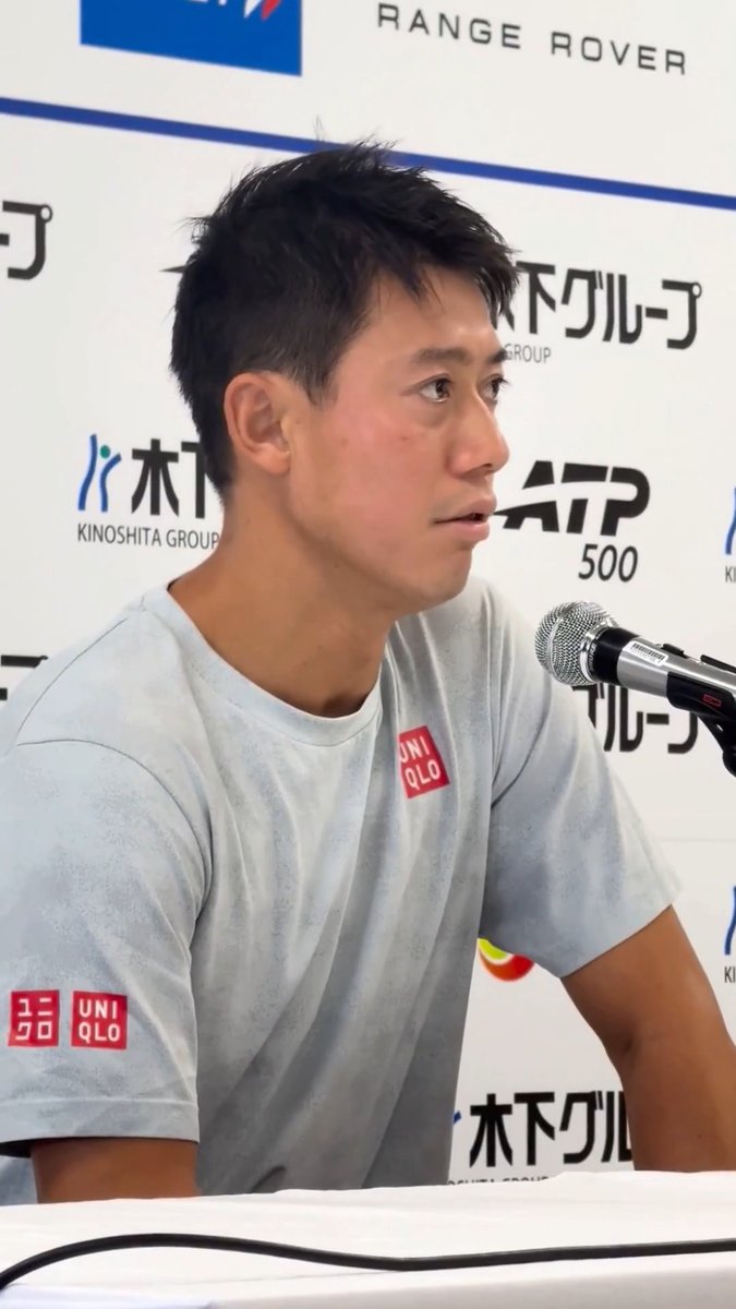 #錦織圭 選手会見📸💬 ━━━━━━━━━━━━━━━━━━ 木下グループジャパンオープン2026開幕を前に、 大会前の記者会見が行われました。 大会に向けた現在の気持ちを語る、 錦織選手のコメントをお届けします✨ #木下JOテニス #kinoshitajotennis