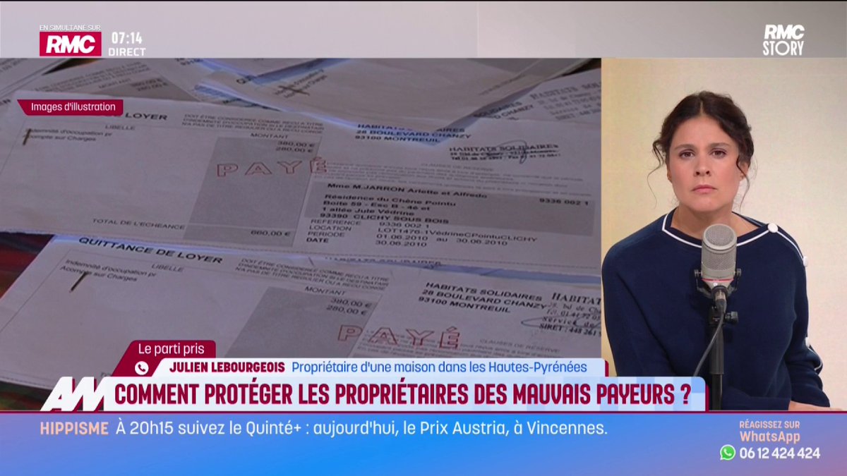 🗣️"Face aux loyers impayés, il faut créer un fonds pour protéger les propriétaires" Julien Lebourgeois, propriétaire en Hautes-Pyrénées était l'invité de RMC #ApollineMatin