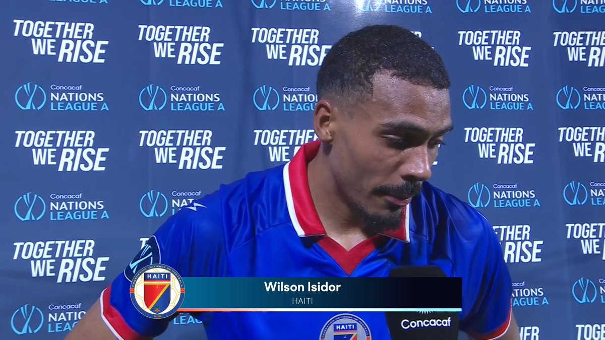 “I’m very happy today I had the chance to win” Wilson Isidor ✍️