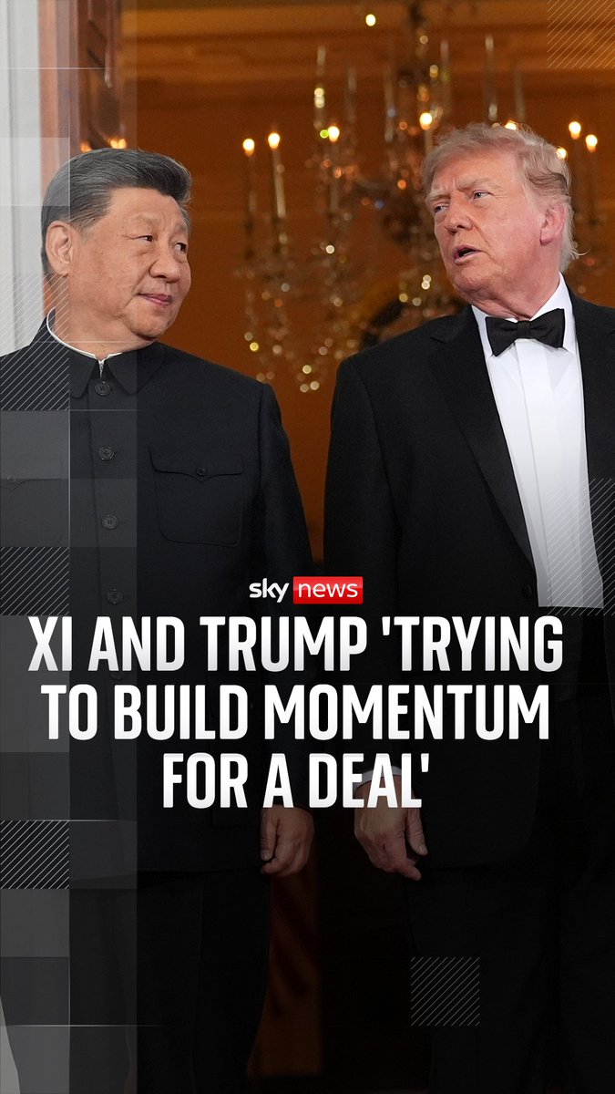 Donald Trump and Xi Jinping could be building towards a deal, says Kerry Brown, professor of Chinese politics at King's College London. It comes as the US president welcomed China's leader to the White House for a state dinner. Catch up on the latest ➡️
