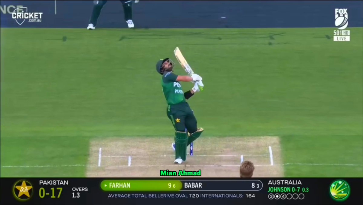 Was having a discussion with Faaru Bhai about new T20I captain Sahibzada Farhan, and we were both pointing out his short-ball issues... especially with the next T20 World Cup being in Australia & Newzeland. Farhan has played three T20I innings in Australia, and the way he got out in those innings is something worth looking at closely...