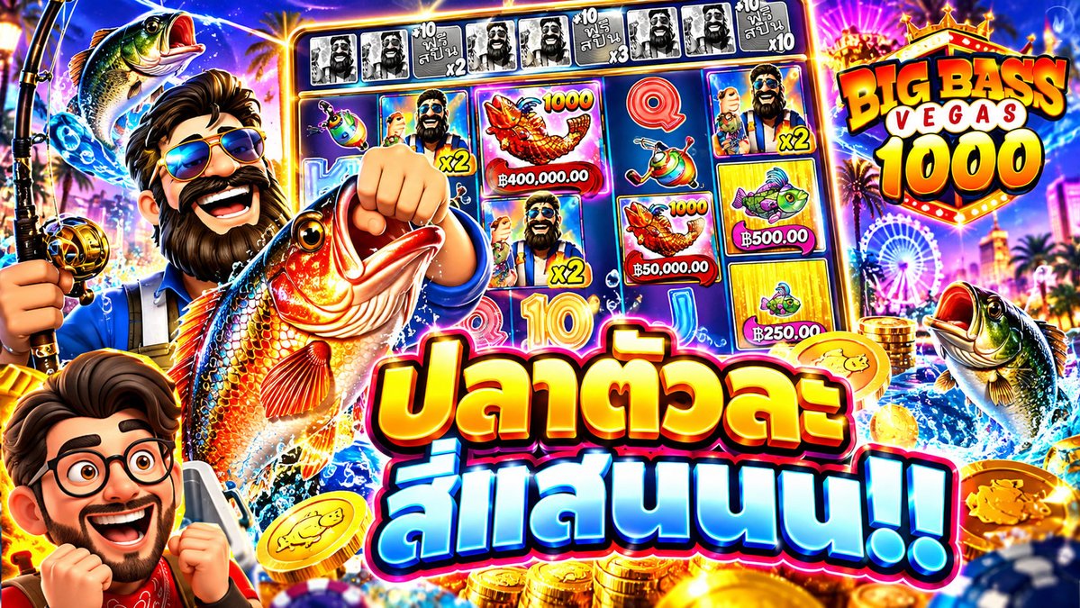 พี่เบิ้มภาคใหม่ ขยันออกใหม่ชิบเป๋ง !!! Big Bass Vegas 1000 - pragmatic play ⌛️ เช็คช่องจริงทั้งหมดเฮียริช : #เฮียริชสวิตเซอร์แลนด์