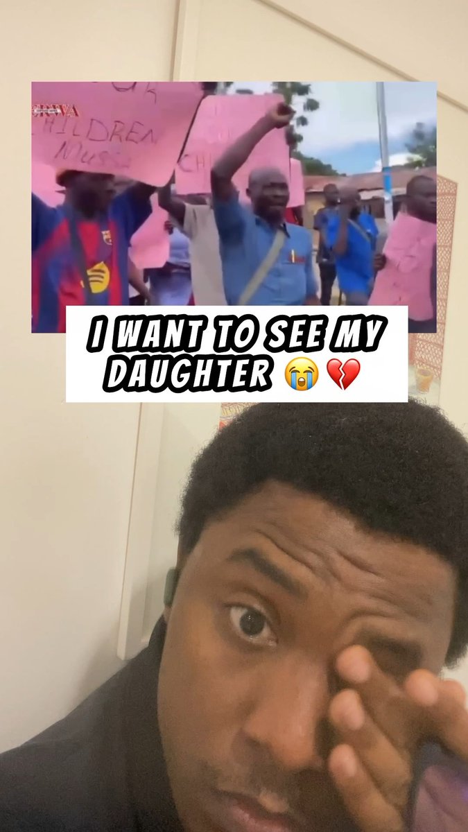 A grown man crying to see his daughter after being kidnapped for 133 days 😭💔 Prof. Babagana Umara Zulum Bola Ahmed Tinubu #BringBornoChildrenHome #BringBornoChildrenHome #BringBornoChildrenHome The Nigerian Senate Borno State Gov't Human Rights Watch Senator Ndume