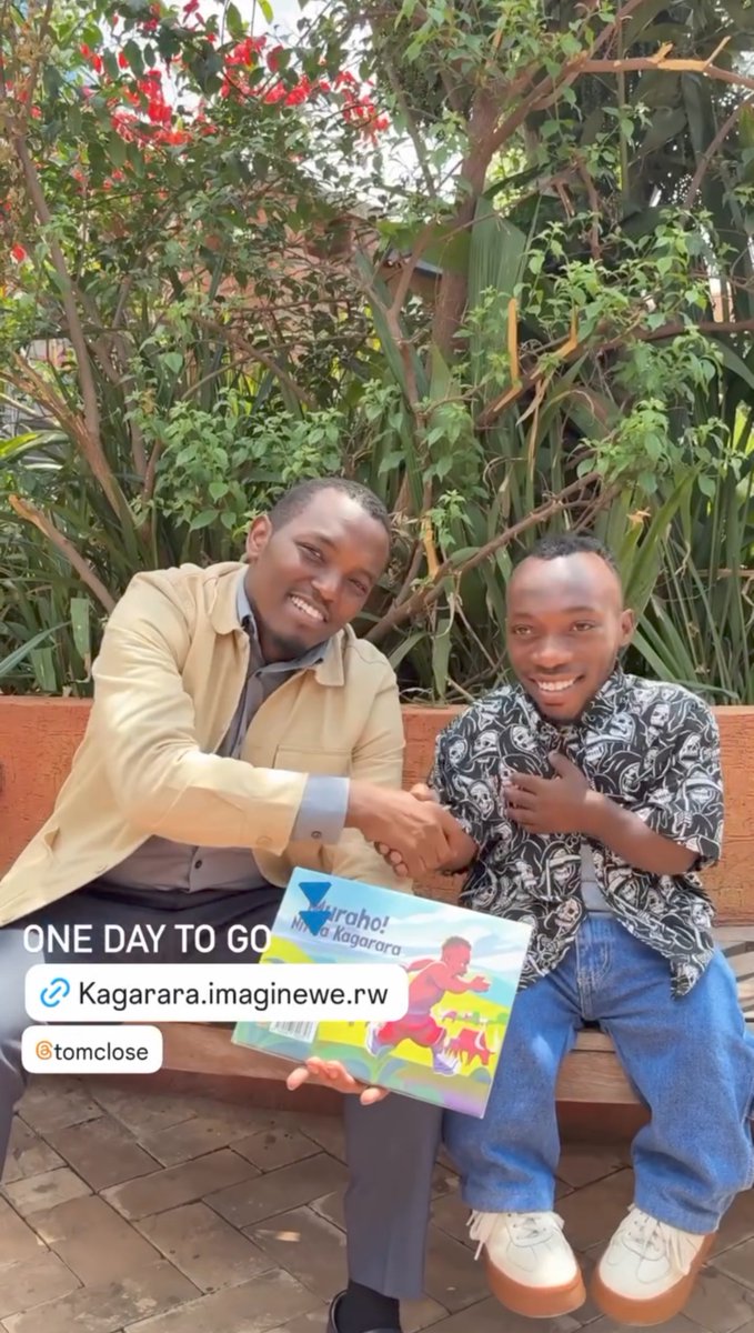 The moment we’ve been waiting for is finally here ❤️ My book launch is tomorrow at Kigali Convention Center, come celebrate with me as we open this new chapter together. Thank you Tom Close 𓋹 for standing with me and helping me bring this moment to life. 🙏🏾