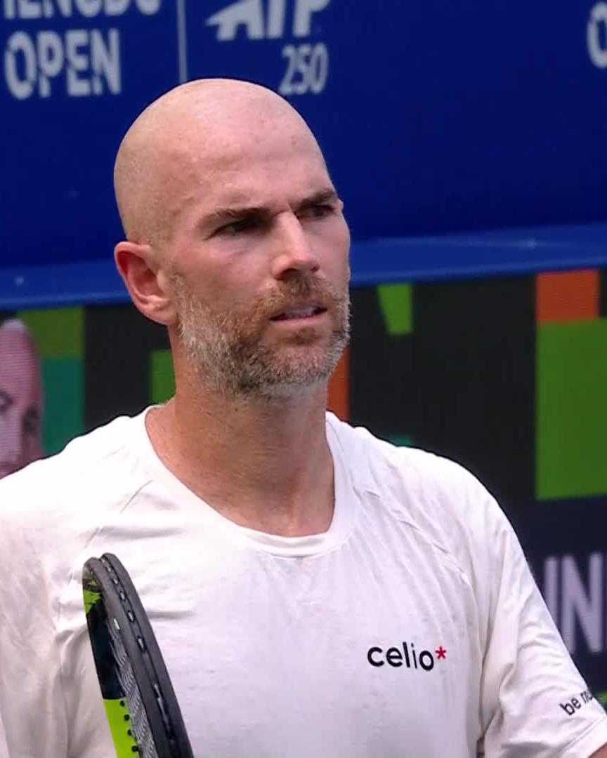 Defending champ defeated 😤 Adrian Mannarino moves into the last 8 in Chengdu, taking out Tabilo 6-4 6-4 #ChengduOpen
