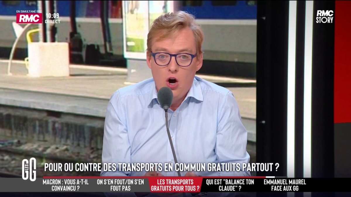 ⛽️ "Les sommes qu'on met dans le bus gratuit, on devrait les mettre dans l'électrification." 🗣️ Antoine Diers : "Le bus ne répond pas aux besoins de celui qui doit travailler à 5h à l'usine. Le travailleur ne se rend pas au boulot en bus. Le bus, c'est du déplacement de loisir." #GGRMC