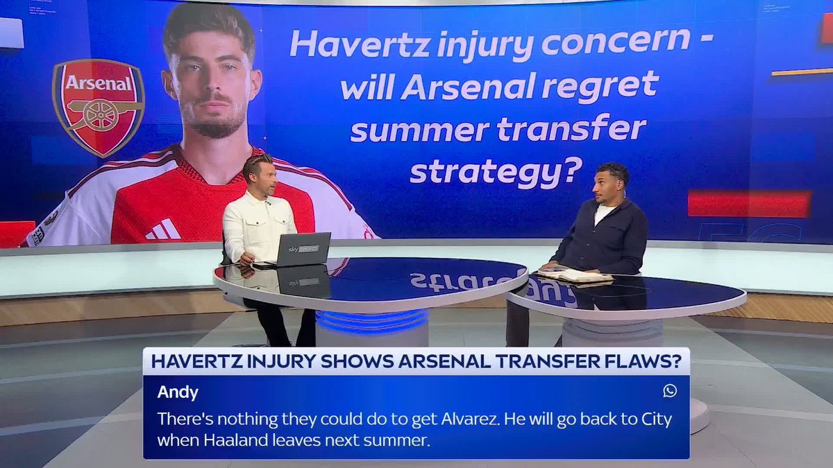 Will Arsenal regret their summer transfer strategy after Kai Havertz was forced off just 30 minutes into Germany's Nations League clash with the Netherlands? ⤵️