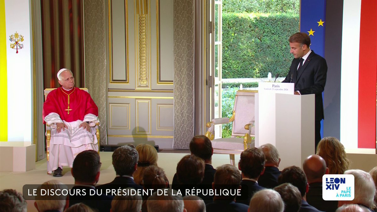 🔴 🗣 "La France se tient du côté de la paix (...) une vie vaut une vie et tous les peuples sont à défendre", assure le président de la République, Emmanuel Macron. #canal16