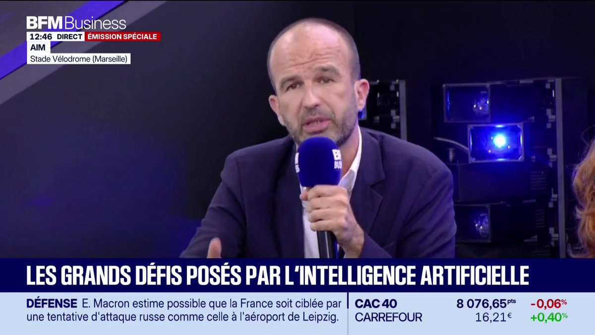 🤖 IA : "Il faut un moratoire sur les data centers non souverains" 🗣️ Manuel Bompard : "90 % des projets de data centers en France sont hors Europe, avec des détenteurs et des capitaux non européens"