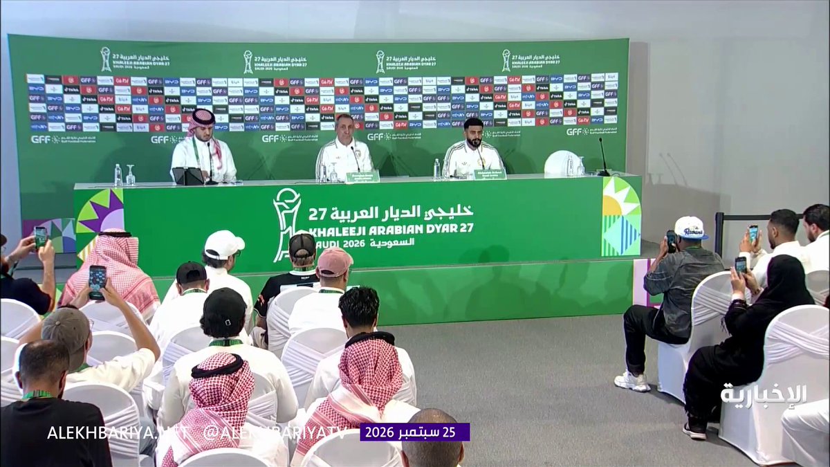 لاعب منتخبنا الوطني عبدالإله العمري: هدفنا بوضوح هو تحقيق لقب #خليجي_27 #السعودية_عمان
