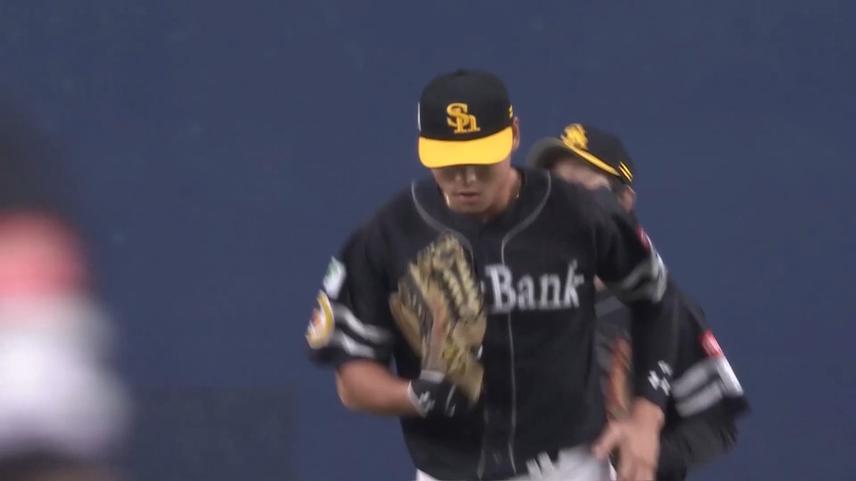 見事なジャンピングキャッチ✨ 福岡ソフトバンク 笹川吉康 選手のファインプレー👏