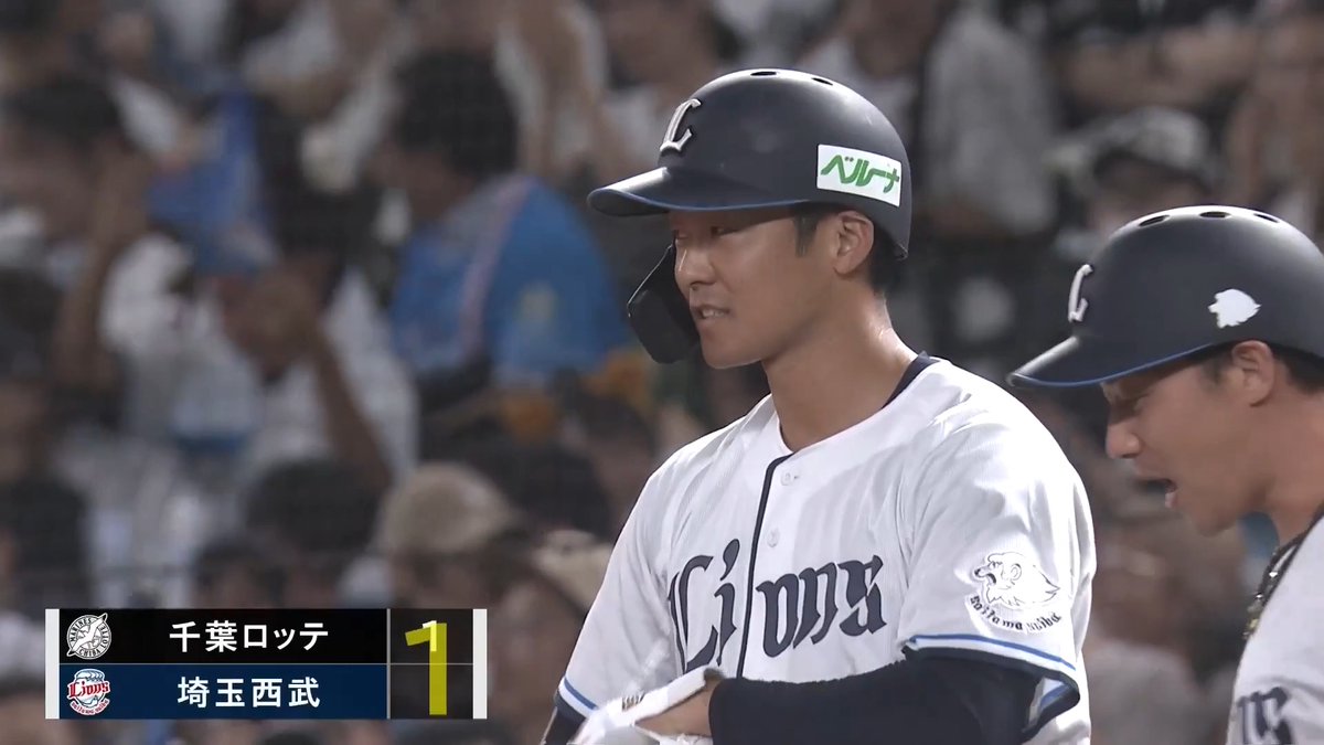 #石井一成 選手の適時打で同点！ 一軍復帰直後の試合で、攻守で躍動しています！ #seibulions #打破 #圧倒的至近距離 #最後まで喰らいつけ