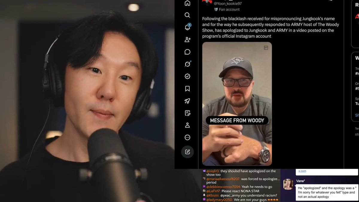 Reaction to the Woody Show on iHeartRadio