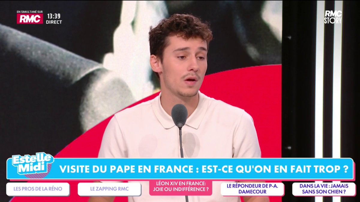 🛐 Visite du Pape en France : est-ce qu'on en fait trop ? 🎙️Ilan Gabet : "C'est une bonne chose que les gens puissent célébrer leur culte, en fait, moi, je ne suis pas choqué par les prières de rue, lorsque des musulmans ou des juifs le font" #EstelleMidi