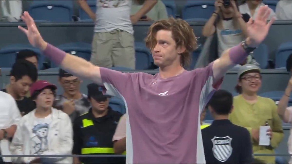 Firing on all cylinders! Andrey Rublev storms into his 90th tour-level quarter-final. Hangzhou Open | #HangzhouOpen