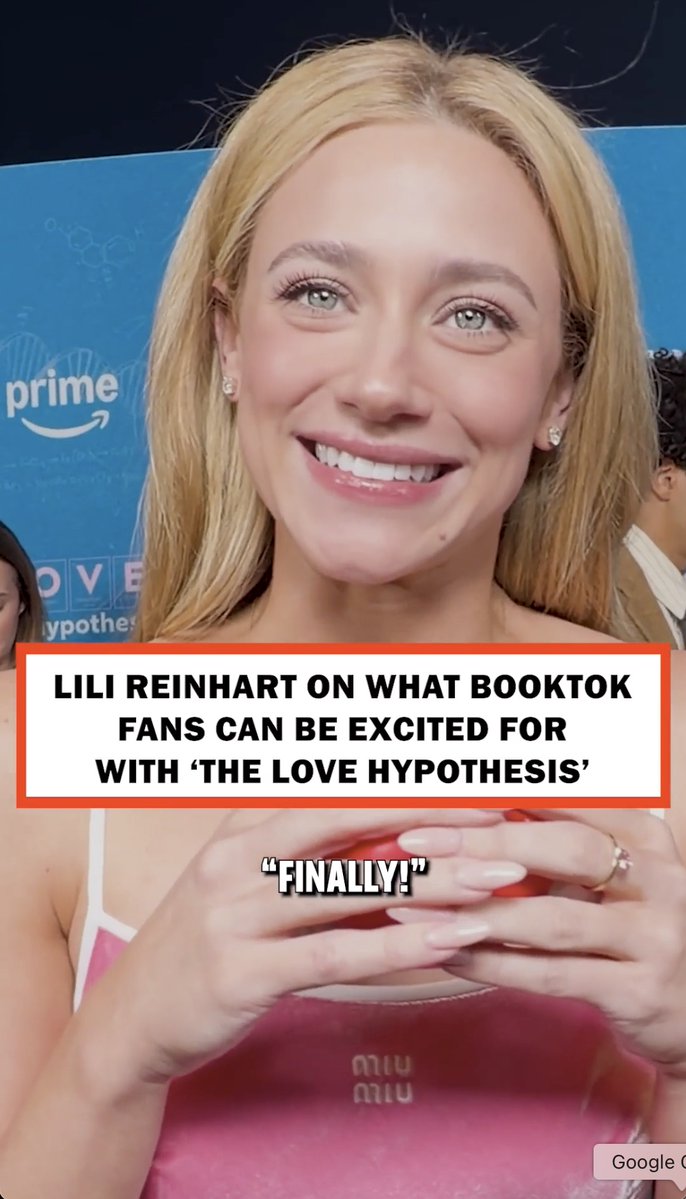 Lili Reinhart hopes fans are giggling and kicking their feet while watching #TheLoveHypothesis.