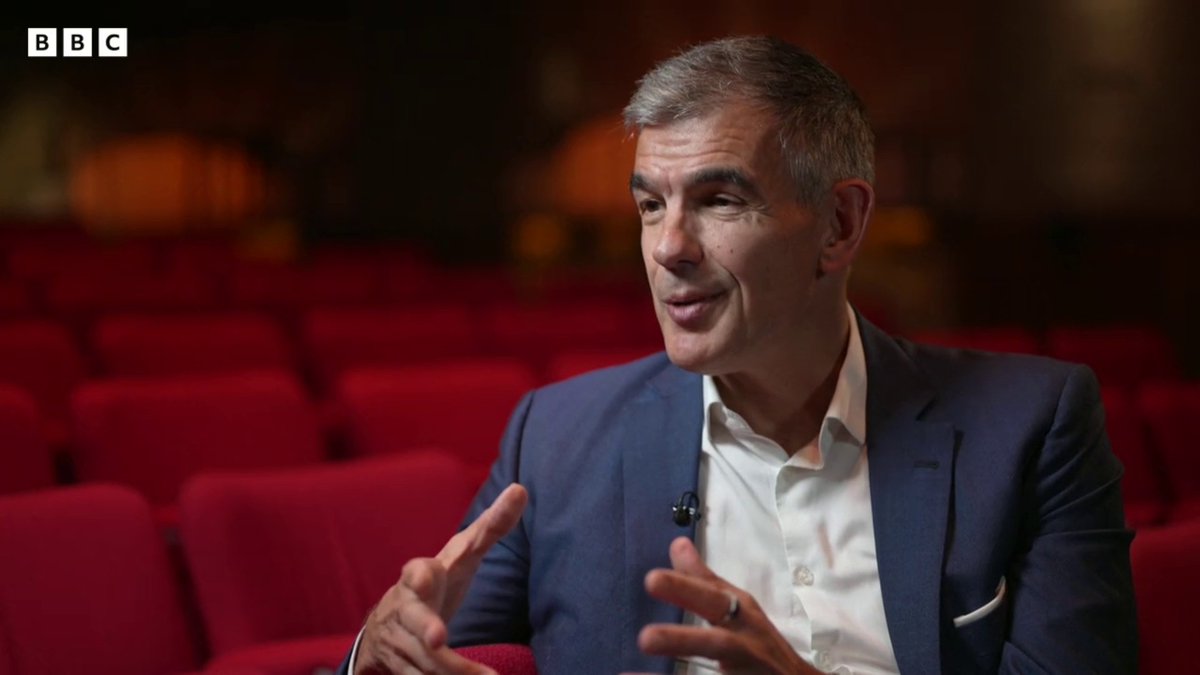 #BBCLauraK: “Would you allow a programme to be made and presented by AI?” BBC Director General Matt Brittin: “I would do, within guardrails”