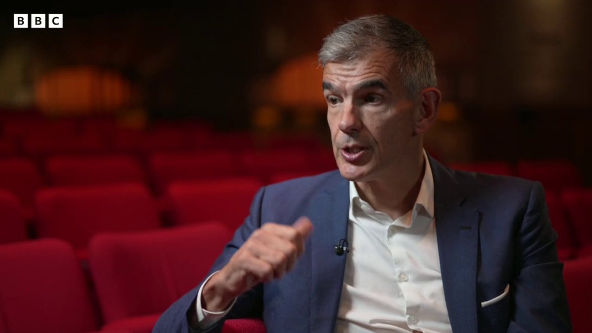 “There's a danger that six companies will control access to information in future” BBC Director General Matt Brittin says he worries about the dominance of big tech companies and says that “the BBC... should be the antidote to the algorithm” #BBCLauraK