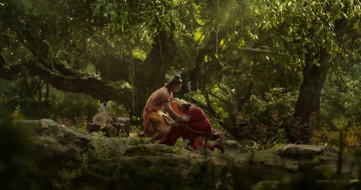 Presenting Jai Jai Ram Telugu song from RAMAYANA 🏹 This is 100times better than arijit Singh's part... Raghav Kaushik should have sung in Hindi also.