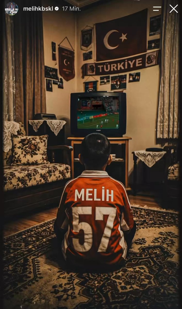 A Milli Futbol takımına seçilen Melih Kabasakal‘ın maç günü paylaşımı. 🇹🇷