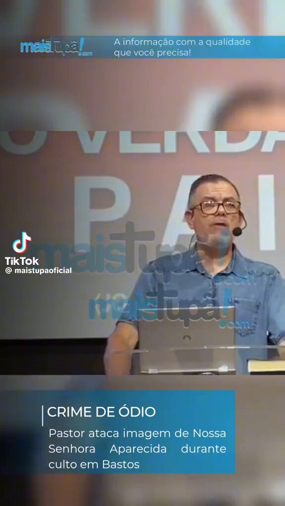 Pastor ligado ao bolsonarismo chama Nossa Senhora Aparecida de "satanás fantasiado de azul"