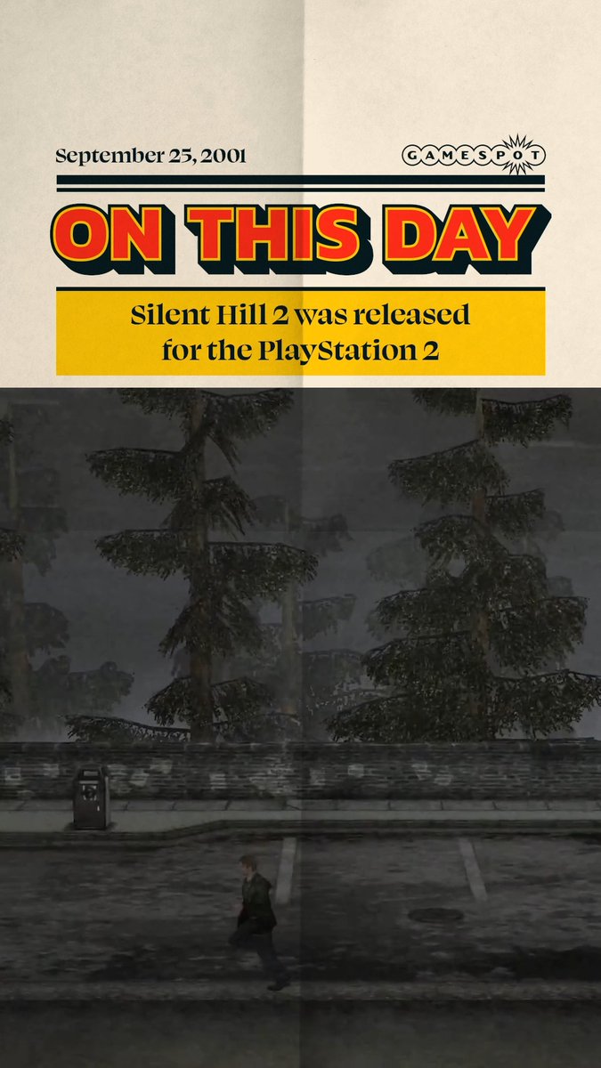 Silent Hill 2 released 25 years ago today on PS2 and the fog is still giving us nightmares 😶🌫️