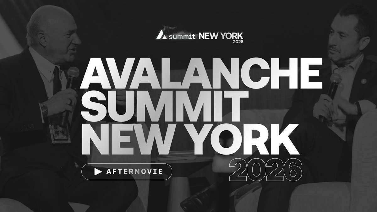 Avalanche Summit NYC was our most impactful Summit yet. Thank you to everyone who spoke, built, attended, reported, and made it so incredible!