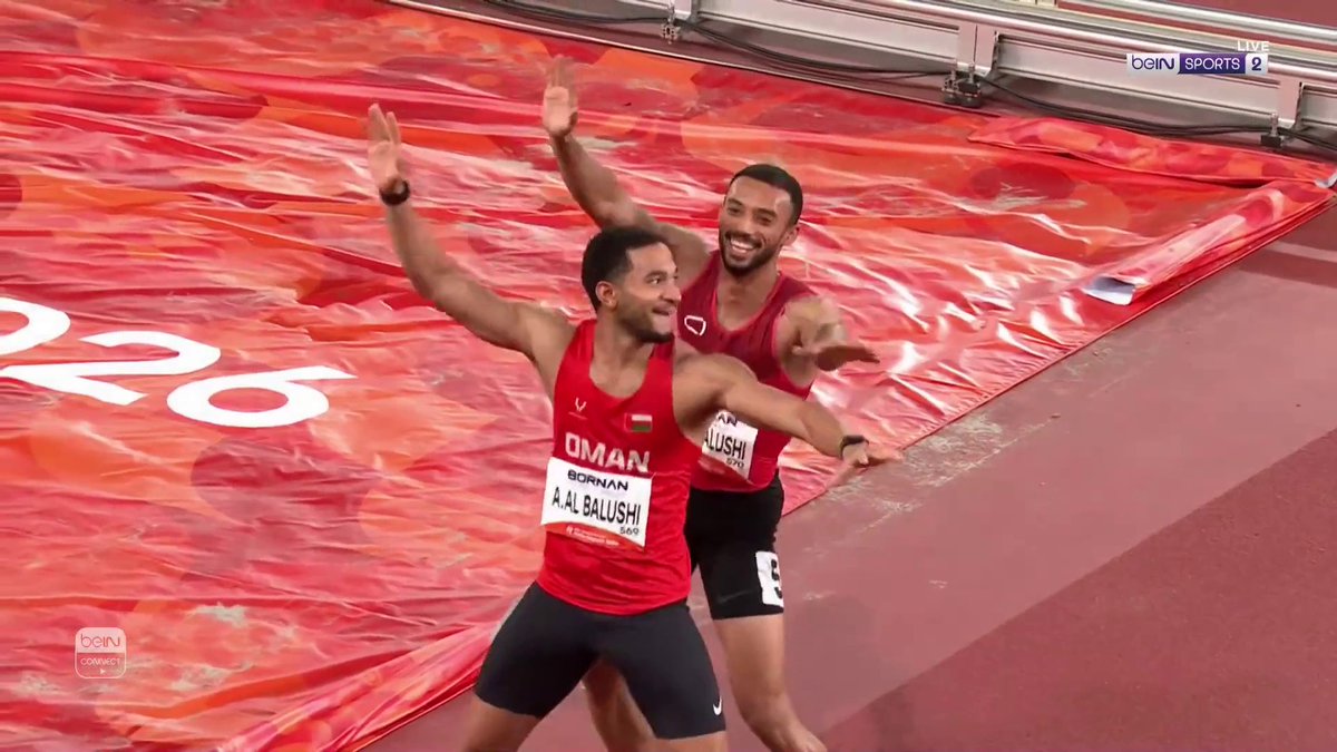 🇴🇲🥈🥉 إنجاز عُماني في سباق 100 متر للرجال علي البلوشي يحصد الميدالية الفضية، ومُلهم البلوشي يتوّج بالبرونزية 👏 #آسياد_آيتشي_ناغويا2026