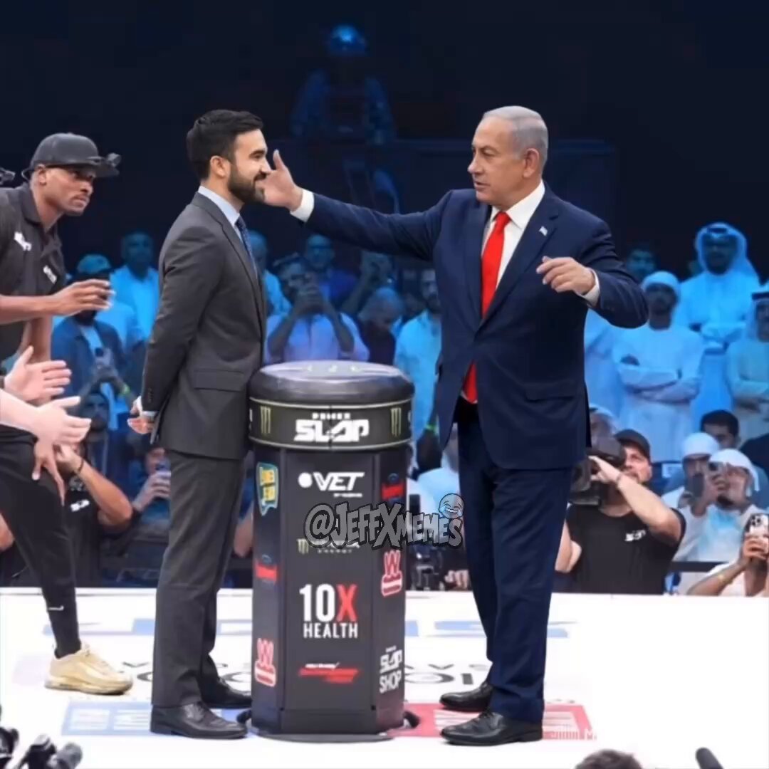 Netanyahu to Mamdani: “Shame on you!” Bibi slips him a special gift 😂
