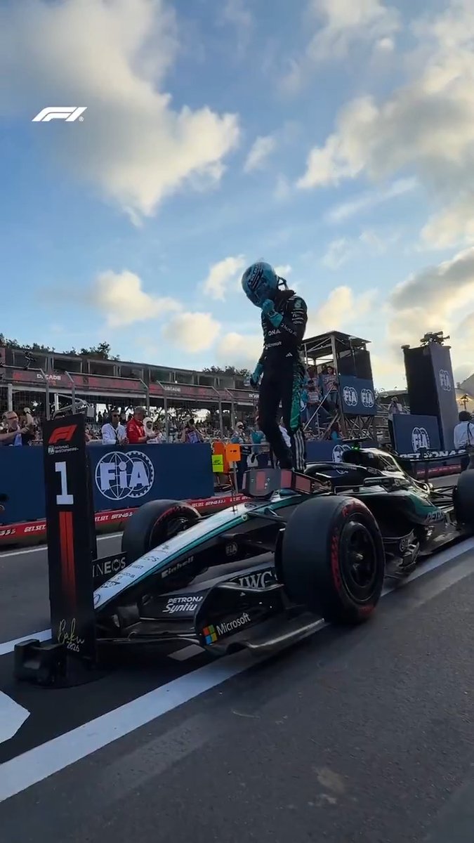 First pole since Austria for George, and his fifth of the season 👏 #F1 #AzerbaijanGP