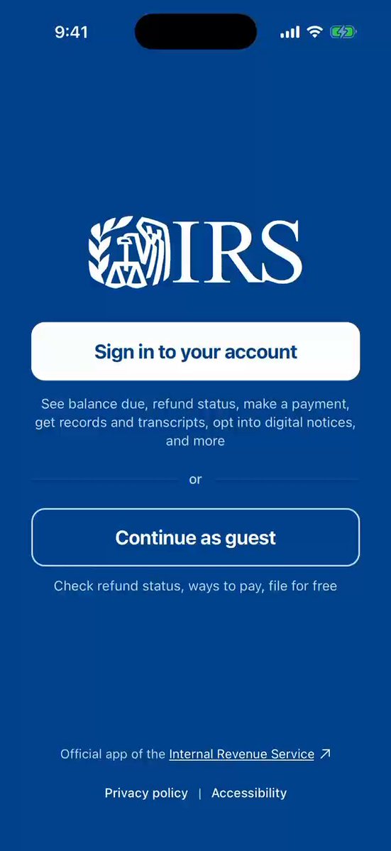 Introducing the official IRS app!