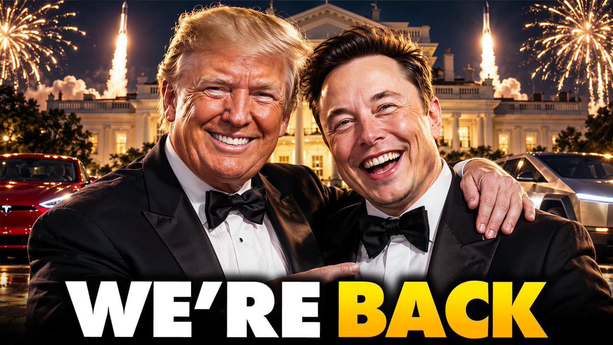 Elon Musk sat at President Trump’s table at the White House State Dinner for Chinese President Xi Jinping last night. He was one of 130 business leaders invited and called the dinner “moving”. Musk has pledged to spend over $120 million to help Republicans in the midterms. Is the band getting back together?