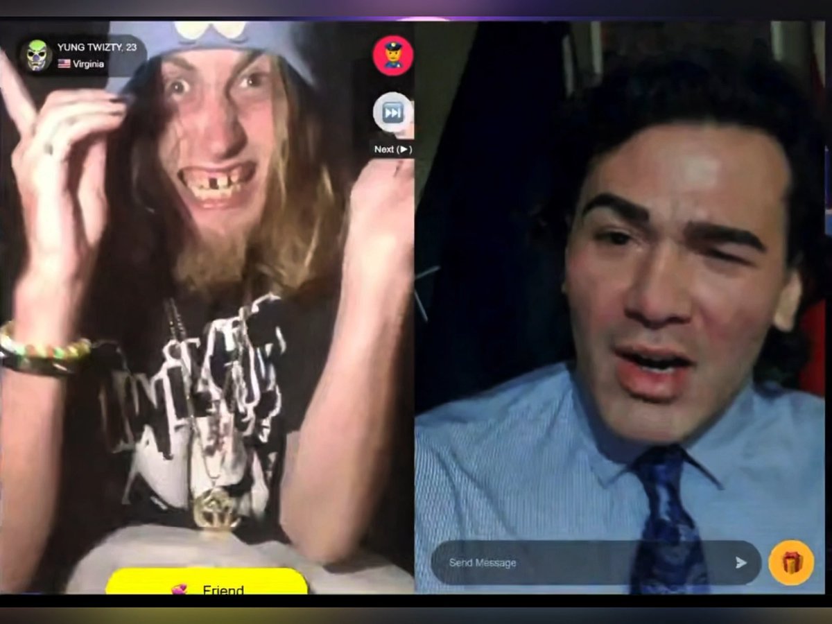 Gypsy Crusader has a heated conversation with a Juggalo.