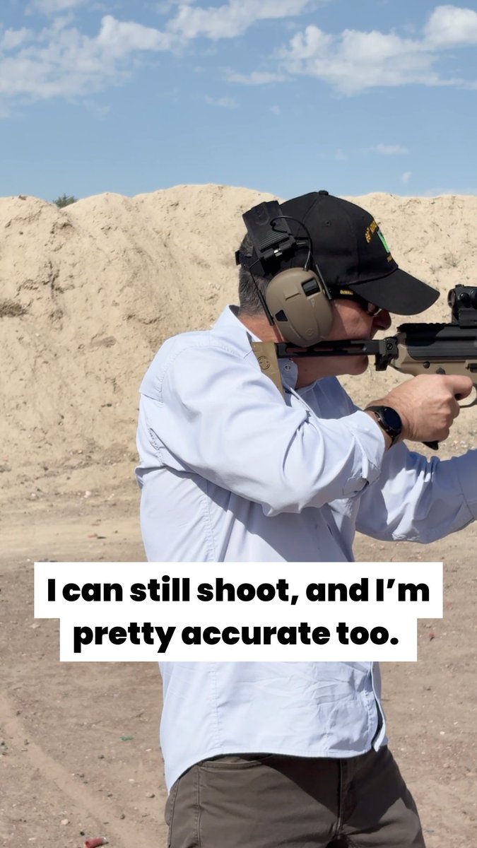 Farm raised. Army trained. Idaho proud. I'm running for U.S. Senate, and I'll protect your gun rights as fiercely as my own.