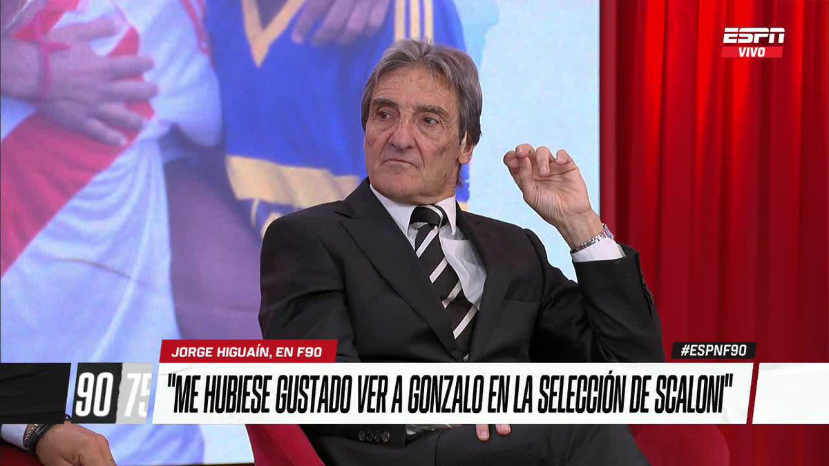 "ME HUBIESE GUSTADO VER A GONZALO EN LA SELECCIÓN DE SCALONI" Firma: Jorge Higuaín. ¿Se imaginan lo que hubiese sido? 📺 Mirá #ESPNF90 por ESPN en el Plan Premium de Disney+ Latinoamérica